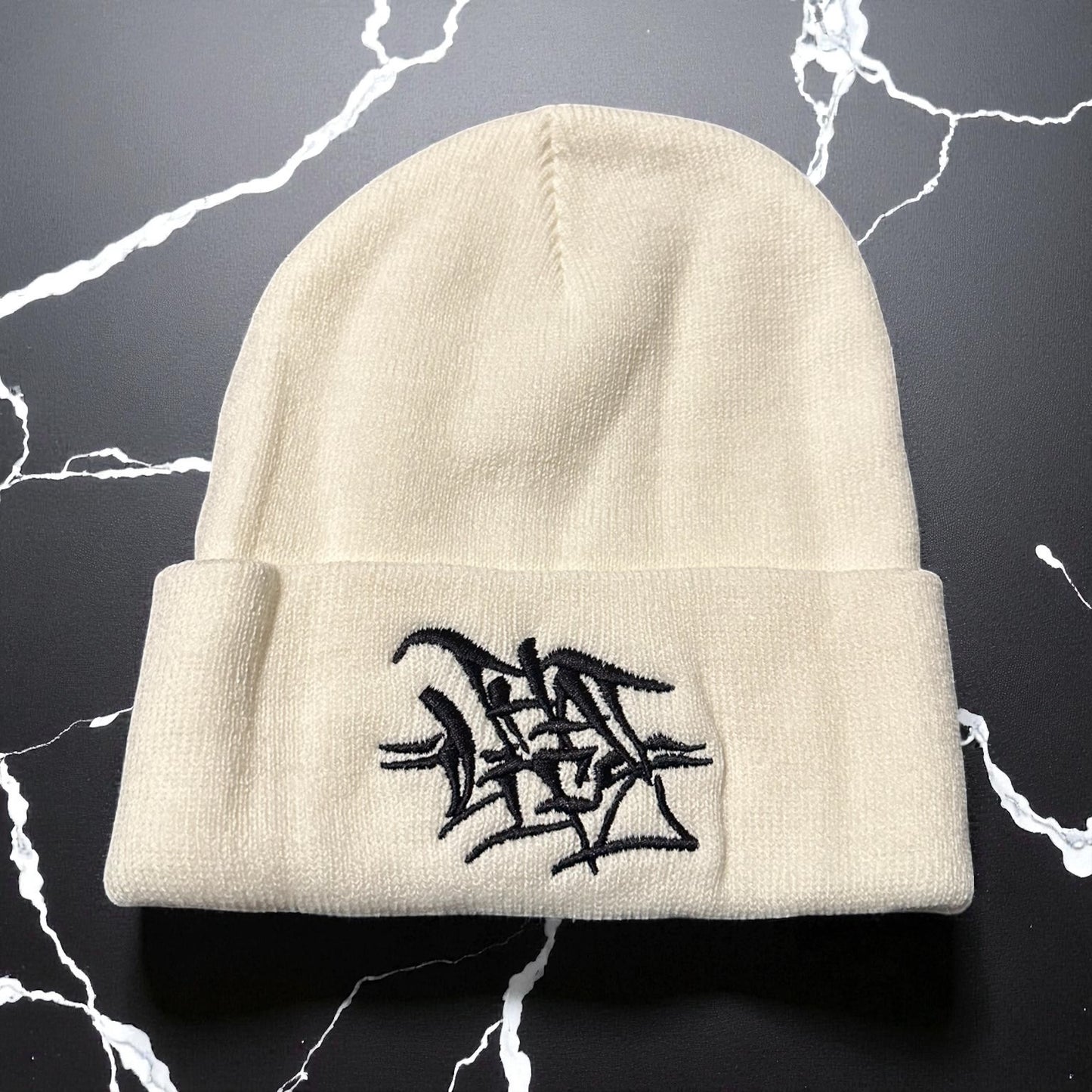 White beenie