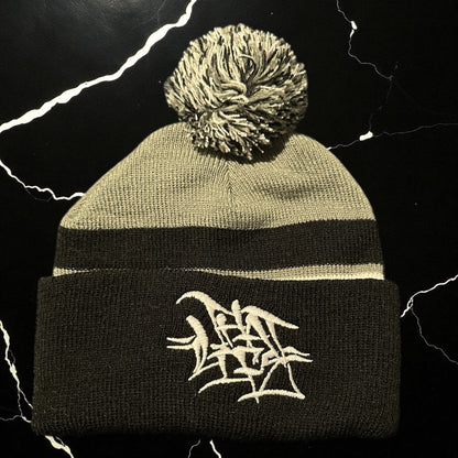 Black and Grey Beenie